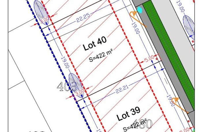 Vente Terrain à bâtir 440 m&sup2; — photo 2
