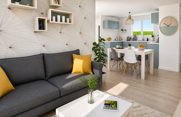 Maison plain-pied 4 chambres + garage – terrain 730 m² – Lenoncourt — photo 3