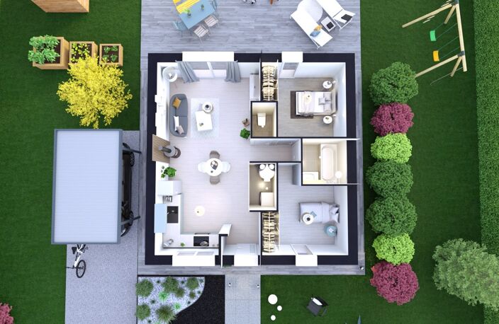 Maison plain-pied 2 chambres + terrain 353 m² – Mont-sur-Meurthe — photo 5