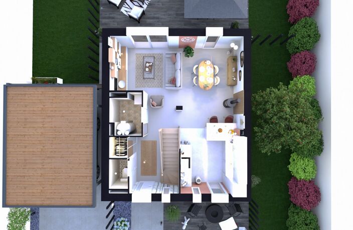 Maison 3 chambres 4 pans + terrain 668 m² – Arracourt — photo 5