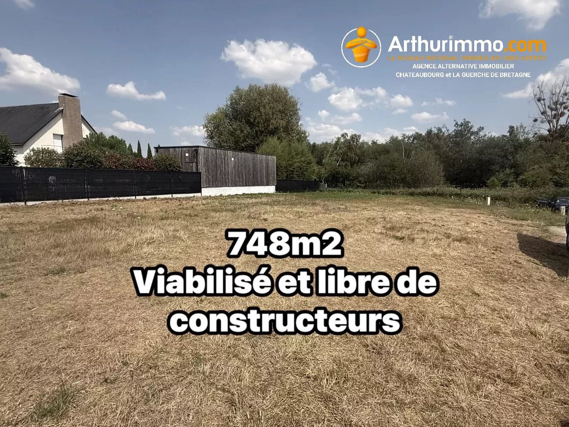 Vente Terrain 748 m2 à Bourgbarré · 159 600 €