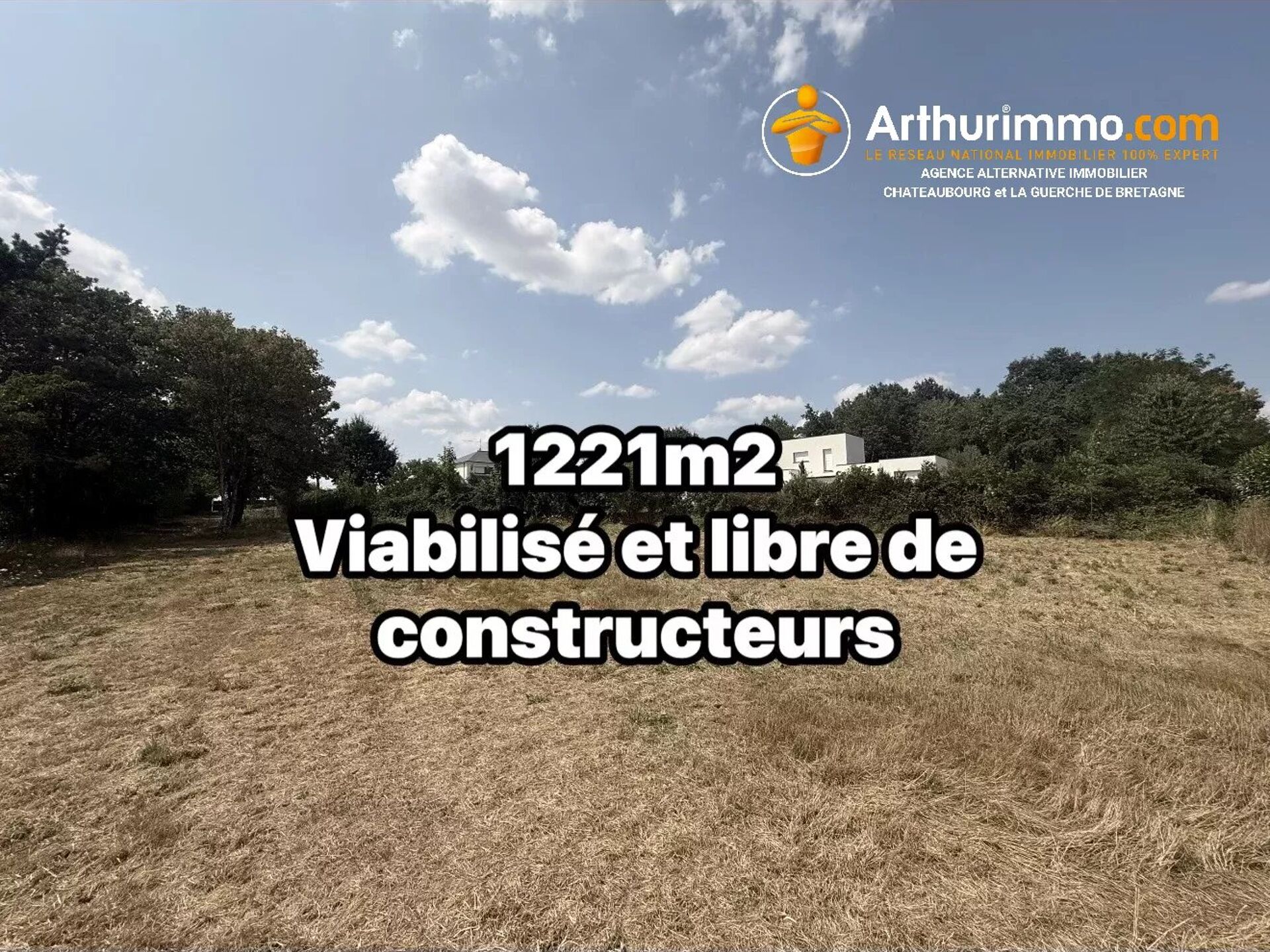Vente Terrain 1221 m2 à Bourgbarré · 168 000 €
