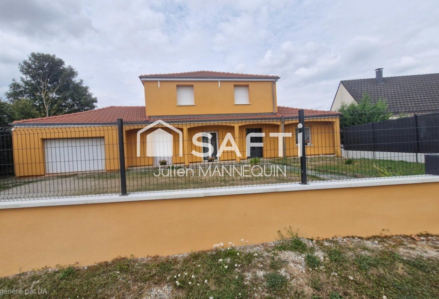 maison plein pied avec 4 chambres , garage , piscine, poêle a granule ballon thermodynamique et clim — photo 1