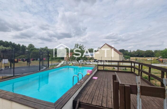 maison plein pied avec 4 chambres , garage , piscine, poêle a granule ballon thermodynamique et clim — photo 4