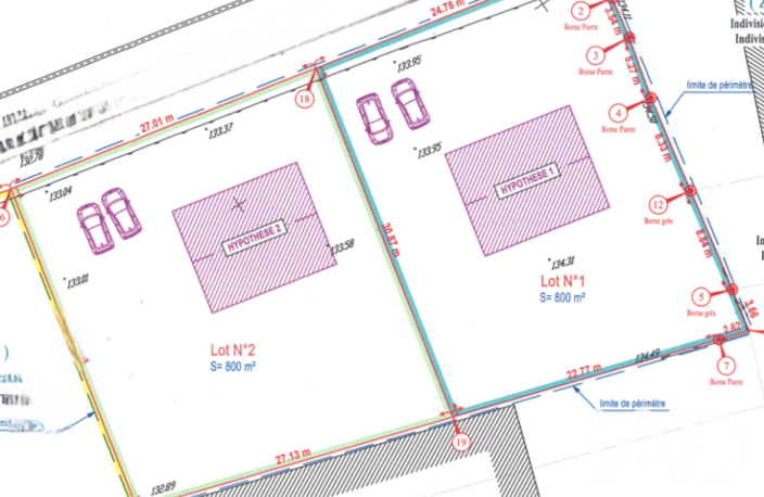 Vente Terrain à bâtir 800 m&sup2; — photo 5
