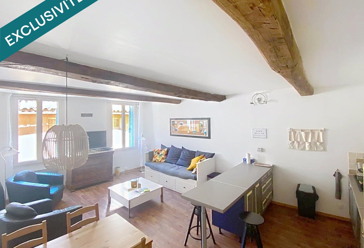 Appartement lumineux 49m² - une chambre - 2e étage — photo 1