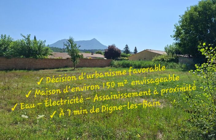 A vendre : Belle parcelle de 1 157 m² environnement privilégié  LE CHAFFAUT SAINT JURSON (04) — photo 2