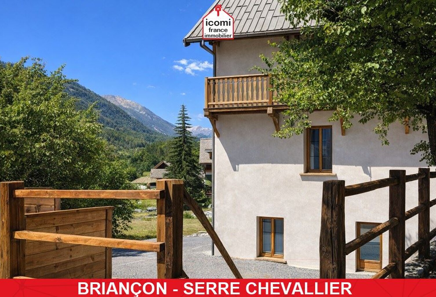 HAUTES-ALPES - Briançon (05100) - A VENDRE - PIED DE CHALET EN DUPLEX PRET A VIVRE DANS MAISON DE PAYS REHABILITEE EN 2026 •  JARDIN PRIVATIF • 3/4 STATIONNEMENTS • DPE A/B  • RARE — photo 1