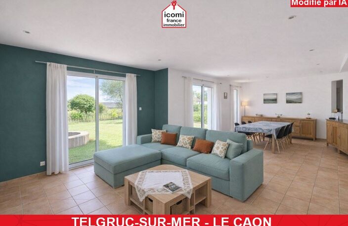 FINISTERE - Telgruc-sur-Mer (29560) - A VENDRE - MAISON - T5 - 4 CHAMBRES - MAISON DE 2005 - TERRAIN CLOS - DPE D - A 2 MIN DE LA MER - AUCUNS TRAVAUX — photo 3