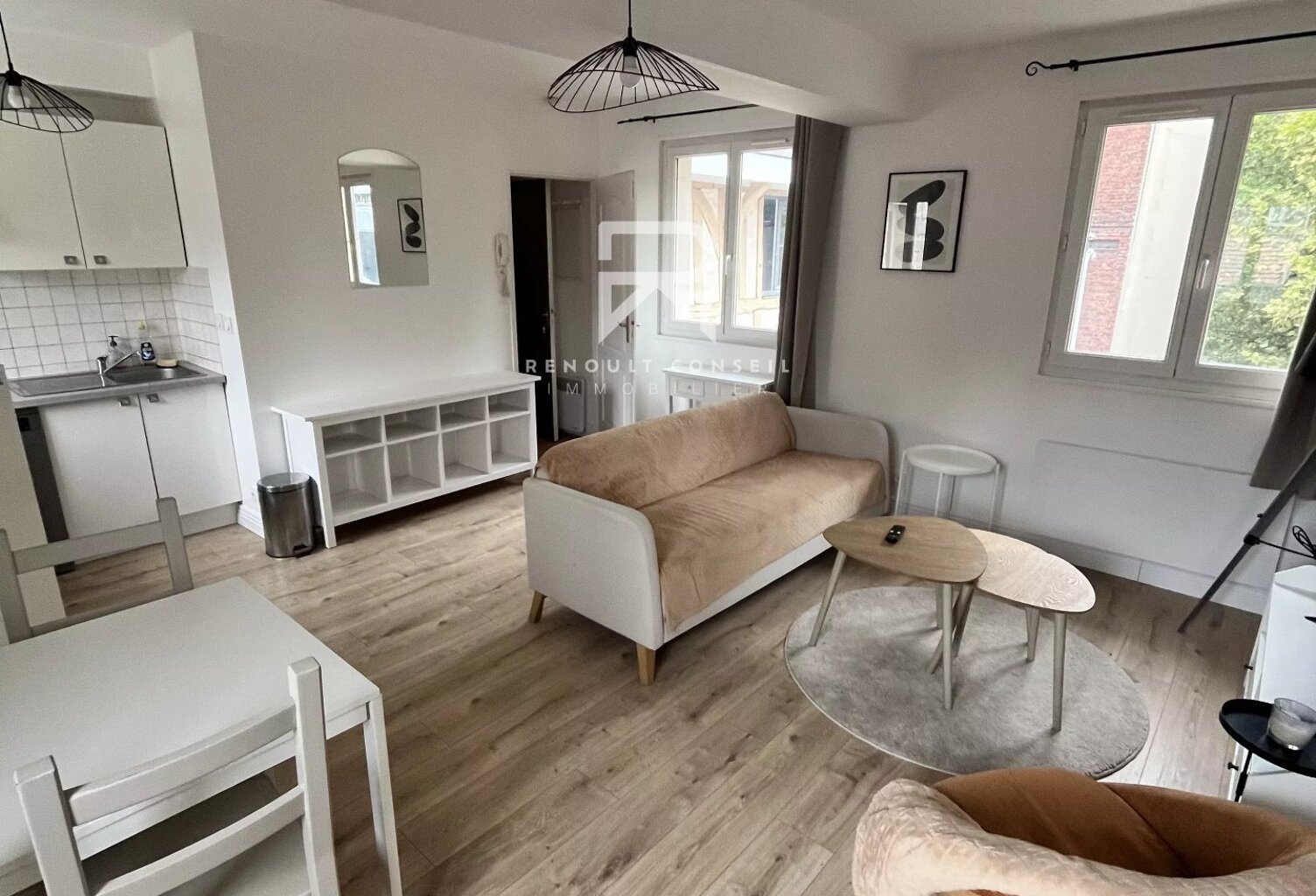 T3 50 m2 meublé Rouen droite — photo 1