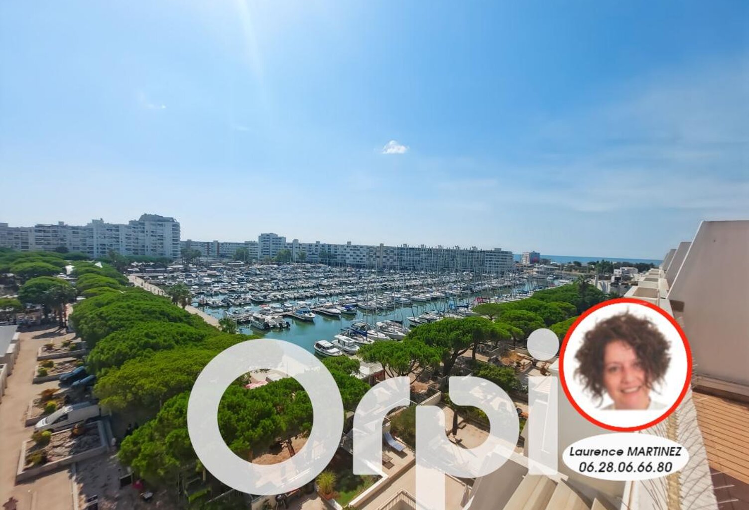 À Vendre Magnifique T3 duplex dernier étage – Vue mer & port – Carnon Plage — photo 1