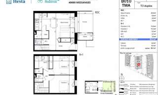 Maison 3 Pièces 66 m² à vendre à Messanges (40660)