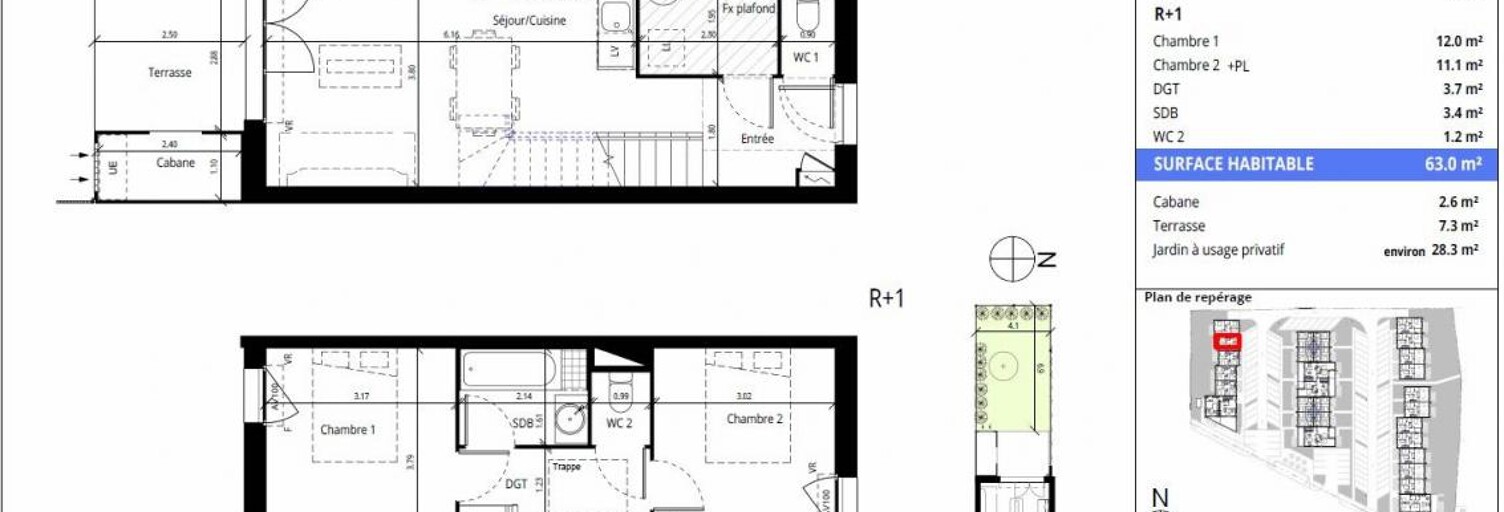 Maison 3 Pièces 63 m² à vendre à Messanges (40660)