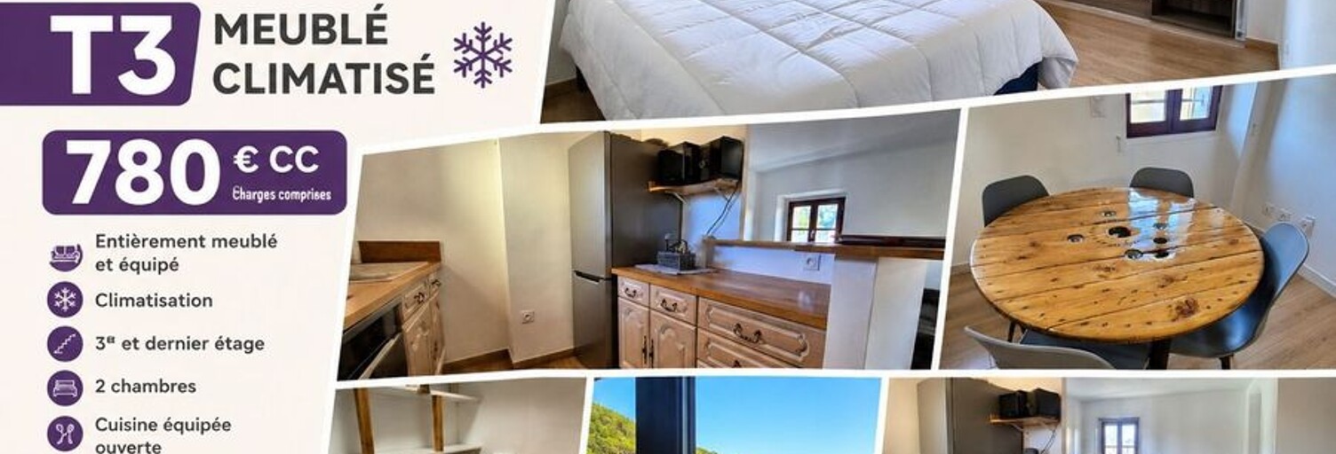 Appartement 3 Pièces 63 m² à louer à Cabasse (83340)