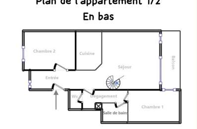 À Vendre – Bel Appartement en duplex - F6 avec une terrasse et Parking privatif – Idéal pour une grande famille ou Investisseur — photo du bien