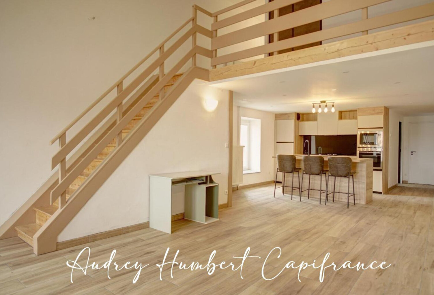 Maison rénovée à vendre REZONVILLE-VIONVILLE (57) - grand séjour avec cuisine ouverte - 3 chambres - grand garage - potentiel d'aménagement - petit extérieur — photo 1