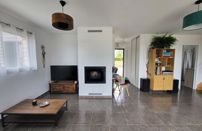 Maison contemporaine VUE MER ossature bois  PLAIN-PIED à vendre 6 pièces TELGRUC SUR MER (29) — photo 4