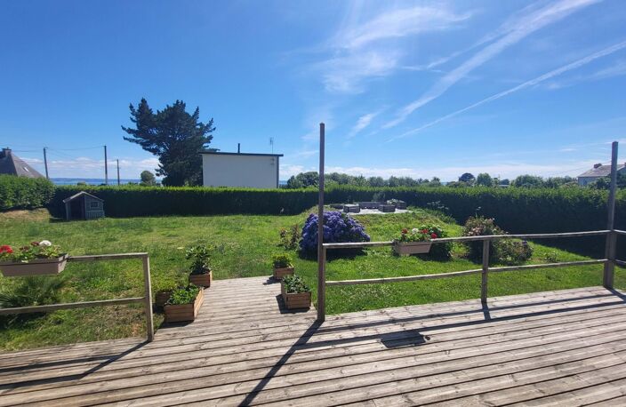 Maison contemporaine VUE MER ossature bois  PLAIN-PIED à vendre 6 pièces TELGRUC SUR MER (29) — photo 5