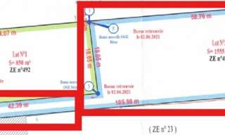 Terrain  1555 m² à vendre à Chemilly-sur-Yonne (89250)