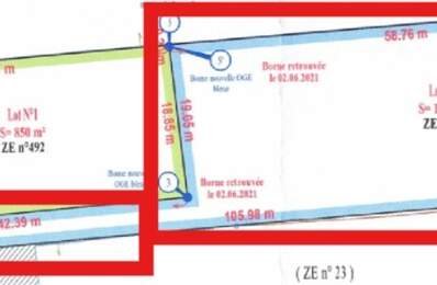 Terrain à vendre de 1 555,00 m² CHEMILLY SUR YONNE (89) — photo du bien