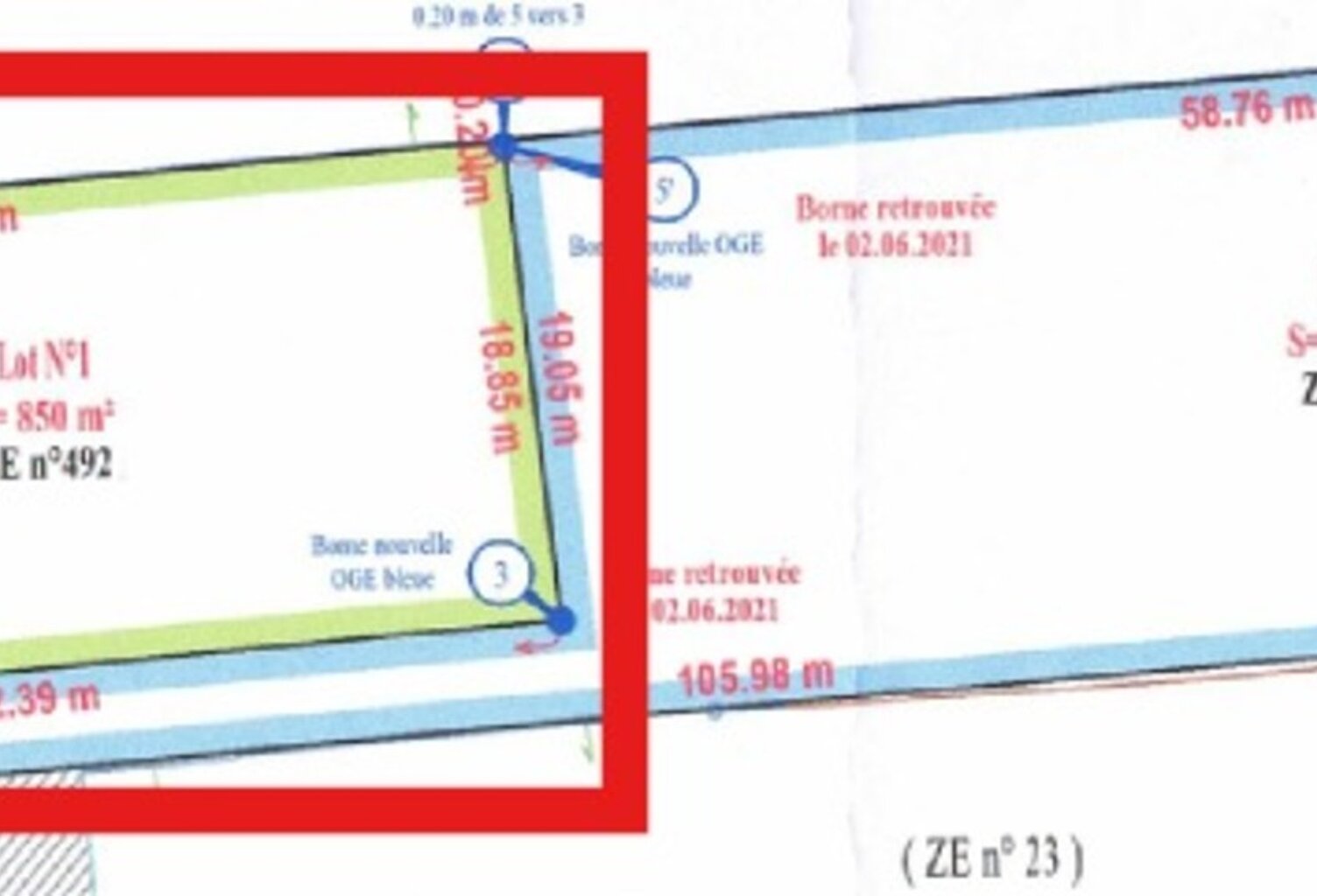 Terrain à vendre de 850,00 m² CHEMILLY SUR YONNE (89) — photo 1