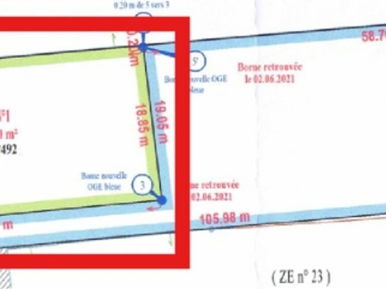 Terrain à vendre de 850,00 m² CHEMILLY SUR YONNE (89) — photo 1
