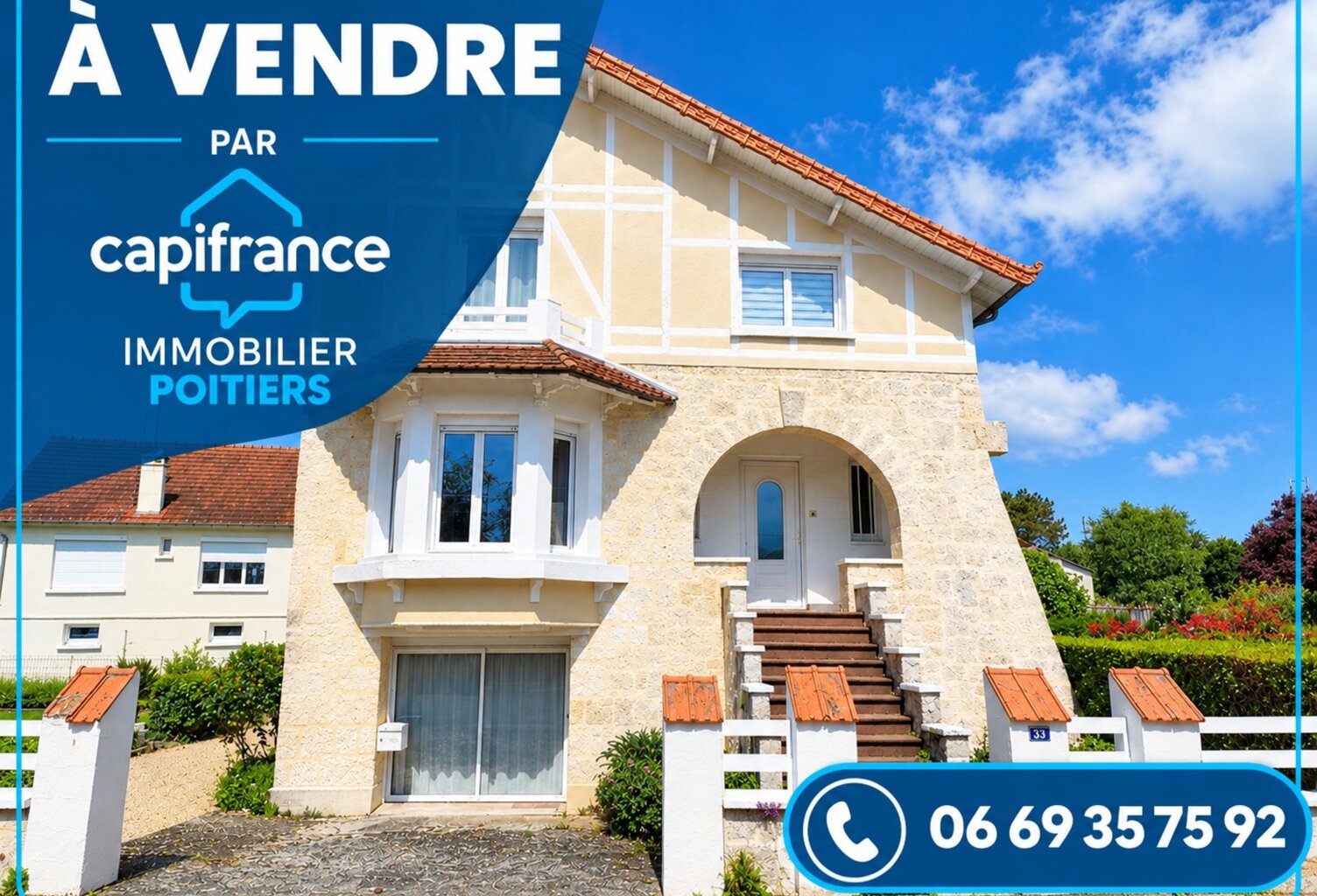 Maison à vendre PLEUMARTIN (86) 4Ch - 145 m2 — photo 1