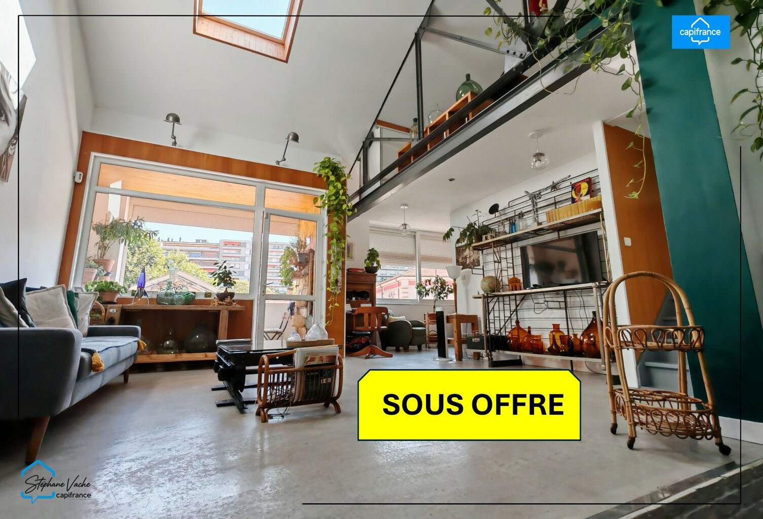 – Maison de ville atypique esprit loft avec garage,  Bas Cours Fauriel — photo 1