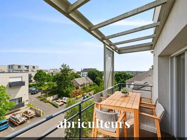 Appartement T3 moderne et lumineux à la vente à  Rue Théophile Guillou, Saint-Herblain (44800) — photo 1