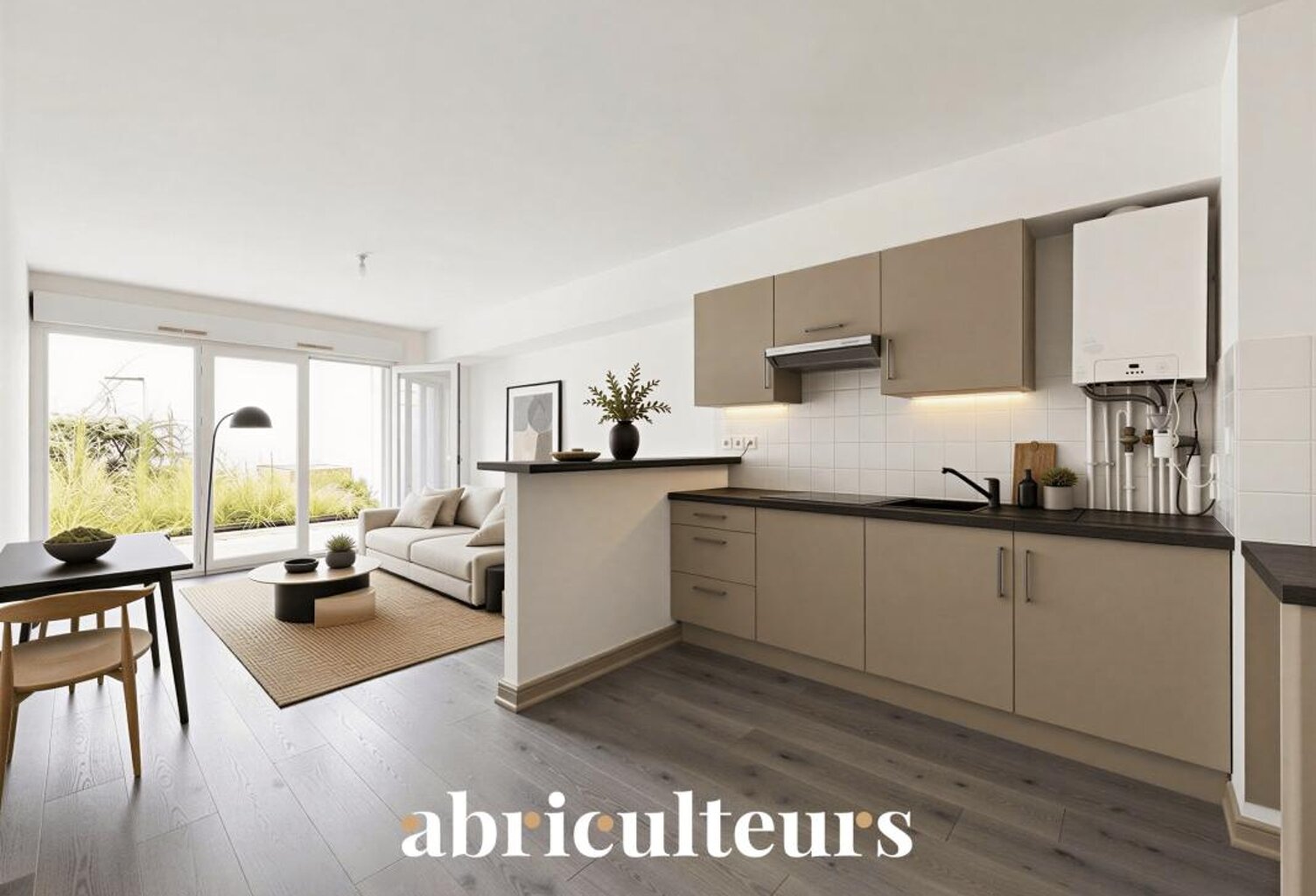 Appartement 3 pièces avec jardin privatif  en vente à  Rue Théophile Guillou à Saint-Herblain(44800) — photo 1