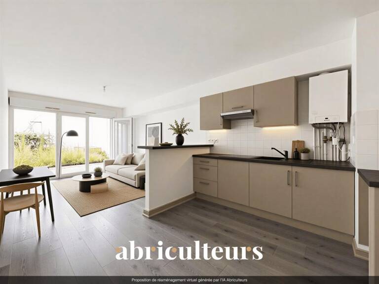 Appartement 3 pièces avec jardin privatif  en vente à  Rue Théophile Guillou à Saint-Herblain(44800) — photo 1