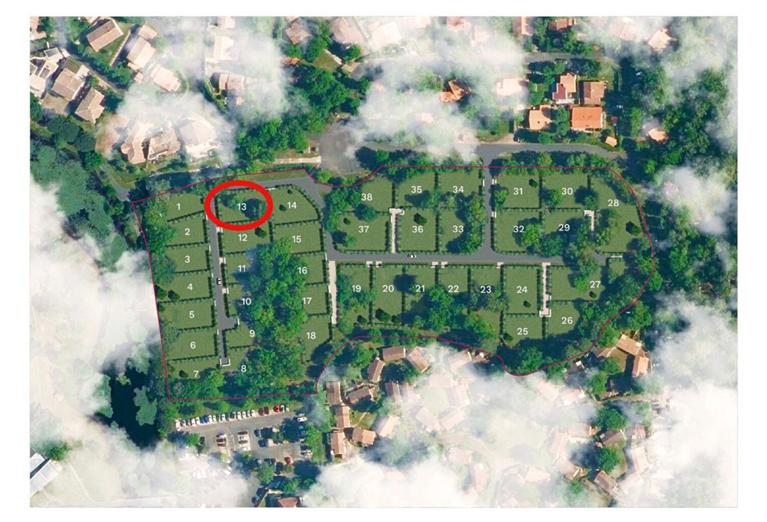 HOURTIN-PORT - TERRAIN À BÂTIR DE 542 M² — photo 1