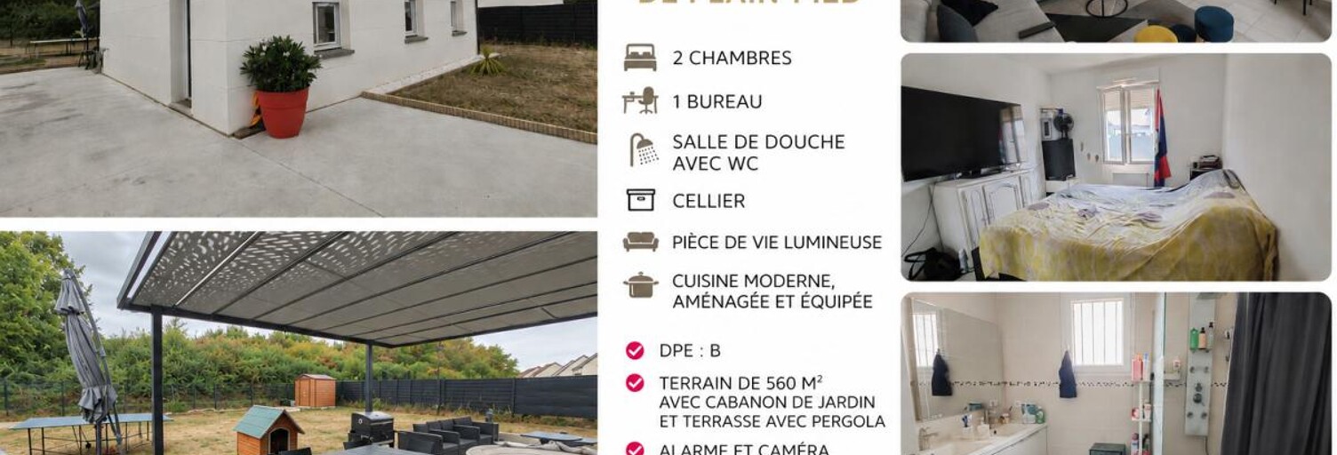 Maison 4 Pièces 72 m² à vendre à Saint-Lubin-des-Joncherets (28350)