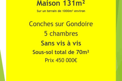 Maison 7 pièces 450000 €