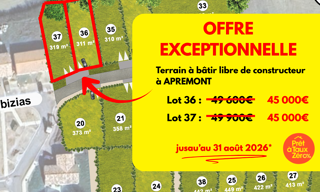 Terrain  319 m² à vendre à Apremont (85220)