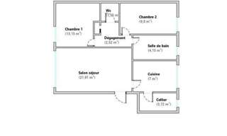 Appartement 3 Pièces 61 m² à louer à Lagny-sur-Marne (77400)