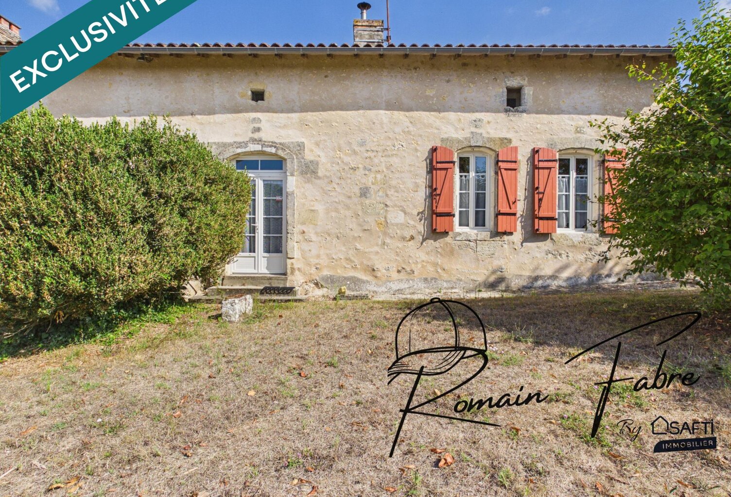 Maison en pierre de 230 m2 avec 4 chambres, garage attenant et arrières chais — photo 1