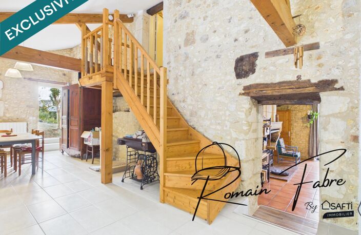 Maison en pierre de 230 m2 avec 4 chambres, garage attenant et arrières chais — photo 2