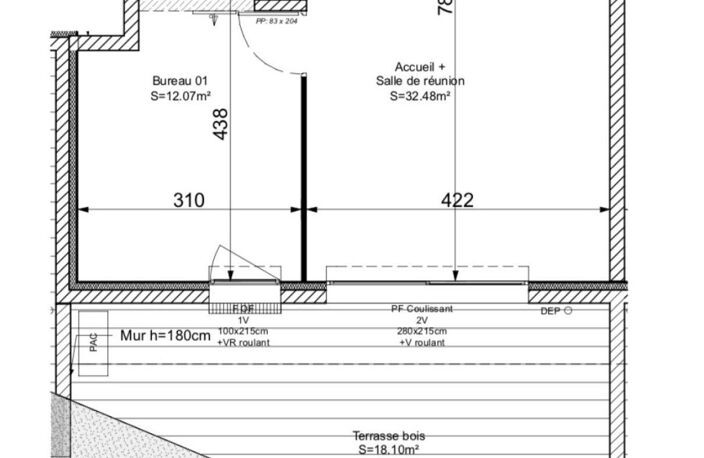 Saint Raphaël dans petite résidence, bureau de 53m2 — photo 5