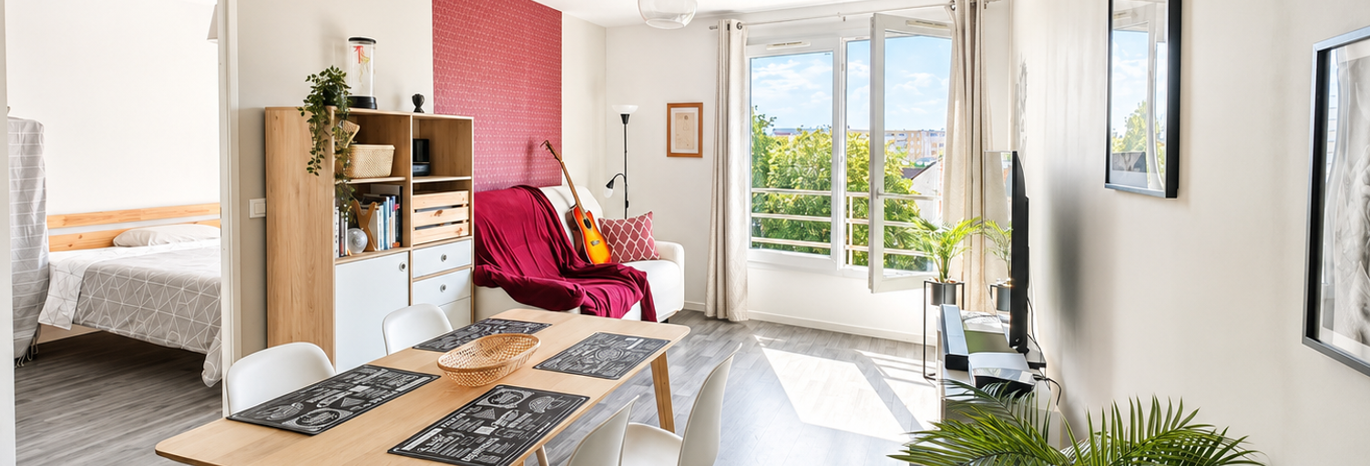 Appartement 2 Pièces 40 m² à vendre à Fleury-Mérogis (91700)