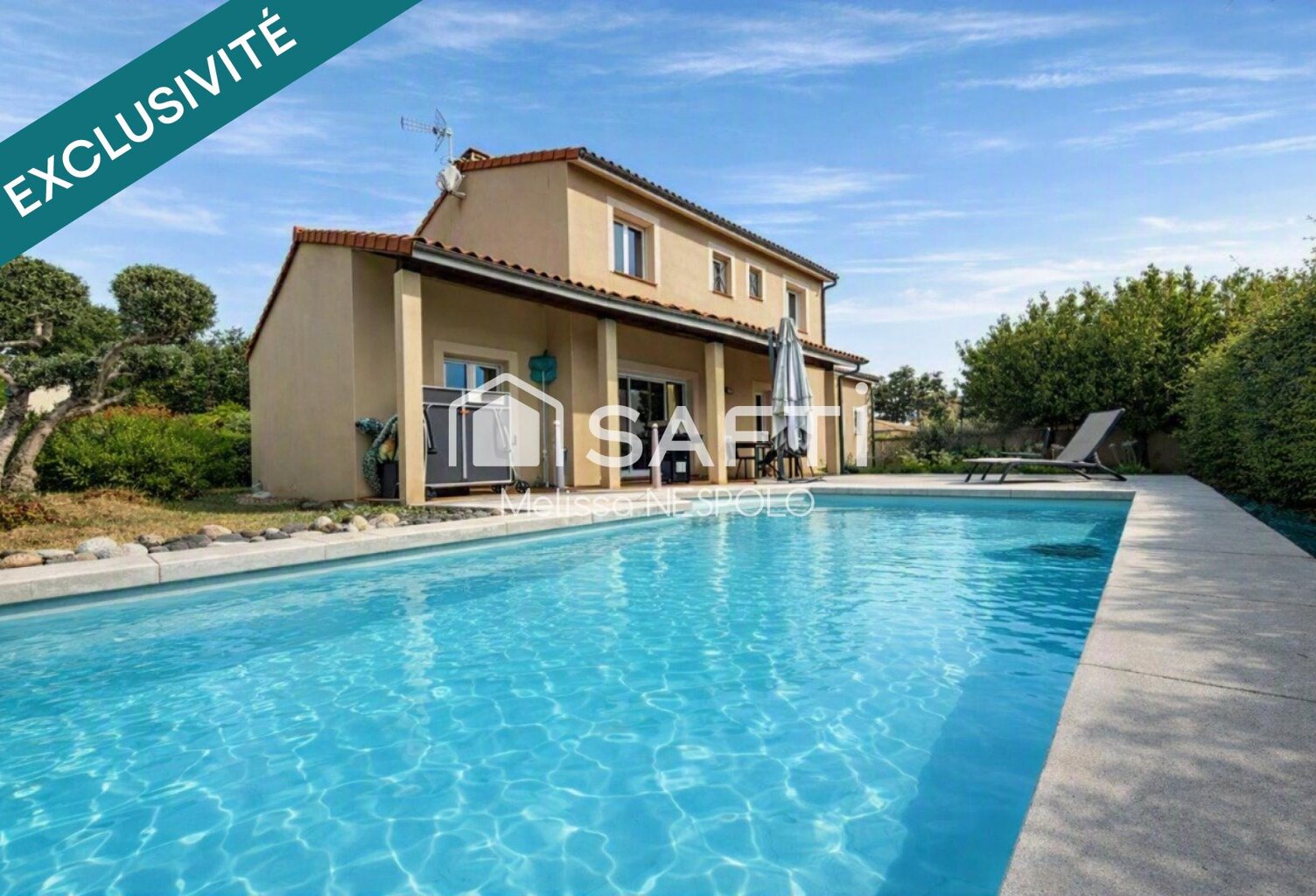Belle maison familiale de 154 m² avec piscine, 5 chambres et terrain de 825 m² - Lherm — photo 1