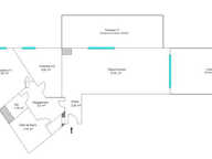 MADELEINE Carré 131 : Location VIDE 3 pièces 63m2 Terrasse 18m2 Jardinet 25m2 Double Parkings — photo 4