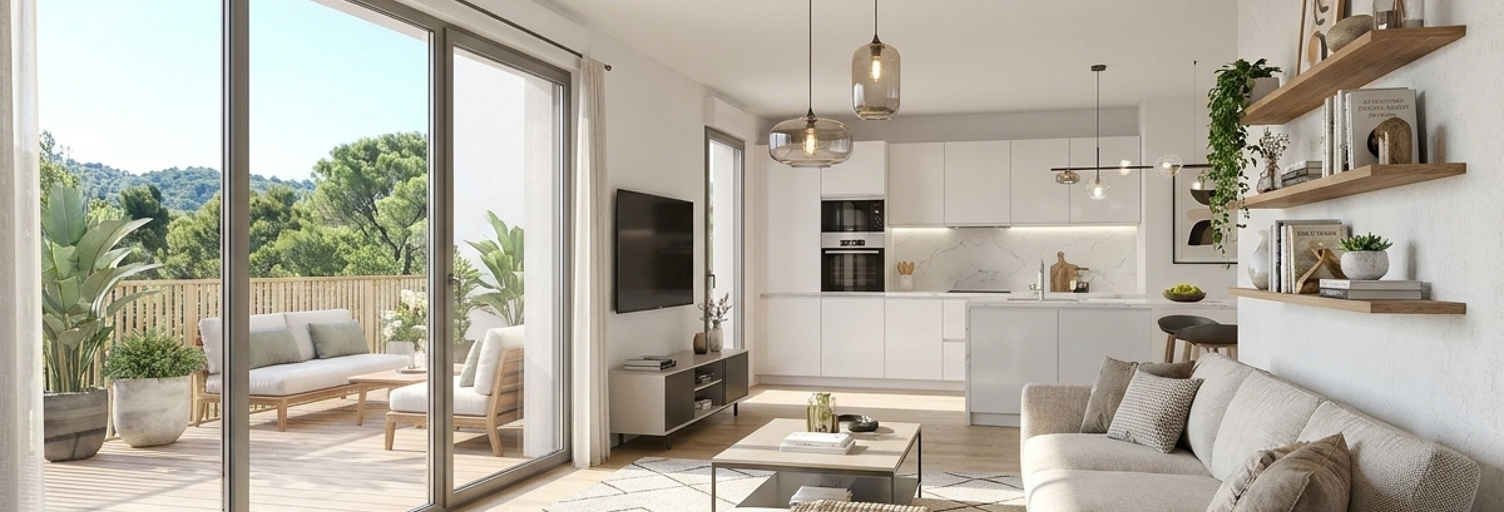 Appartement neuf T2, T3, T4 Pièce 42 à 96 m² à vendre à Montpellier (34000)