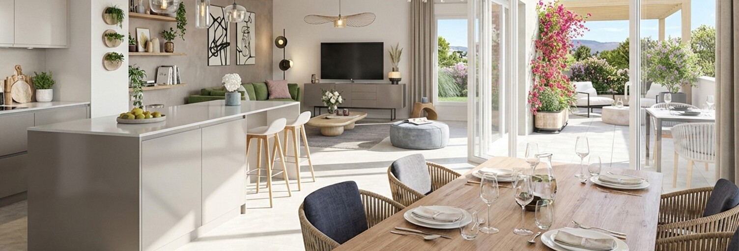 Appartement neuf T2, T3, T4 Pièce 37 à 80 m² à vendre à Échirolles (38130)