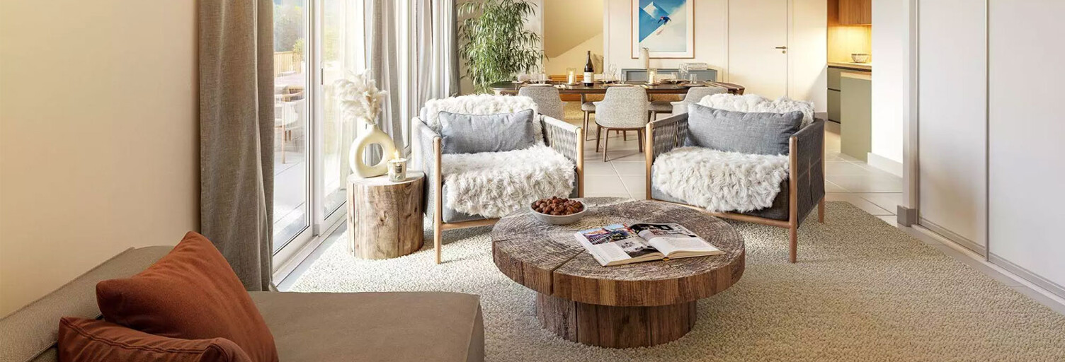 Appartement neuf T2, T3, T4 Pièce 47 à 83 m² à vendre à Allemond (38114)