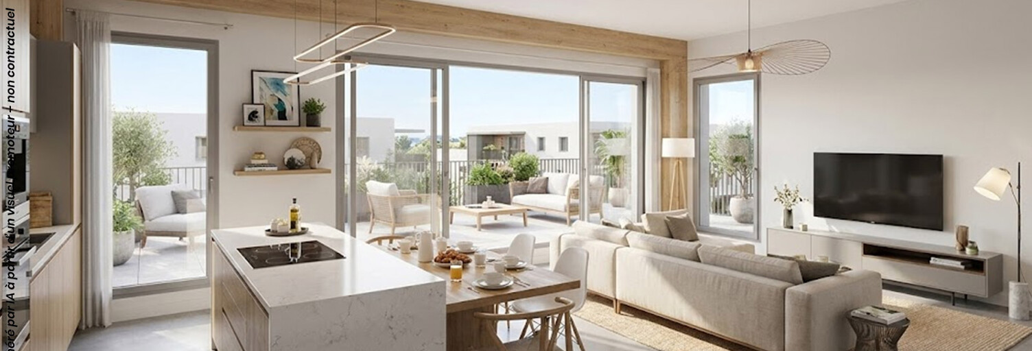 Appartement neuf T3, T4 Pièce 60 à 75 m² à vendre à Fontanil-Cornillon (38120)