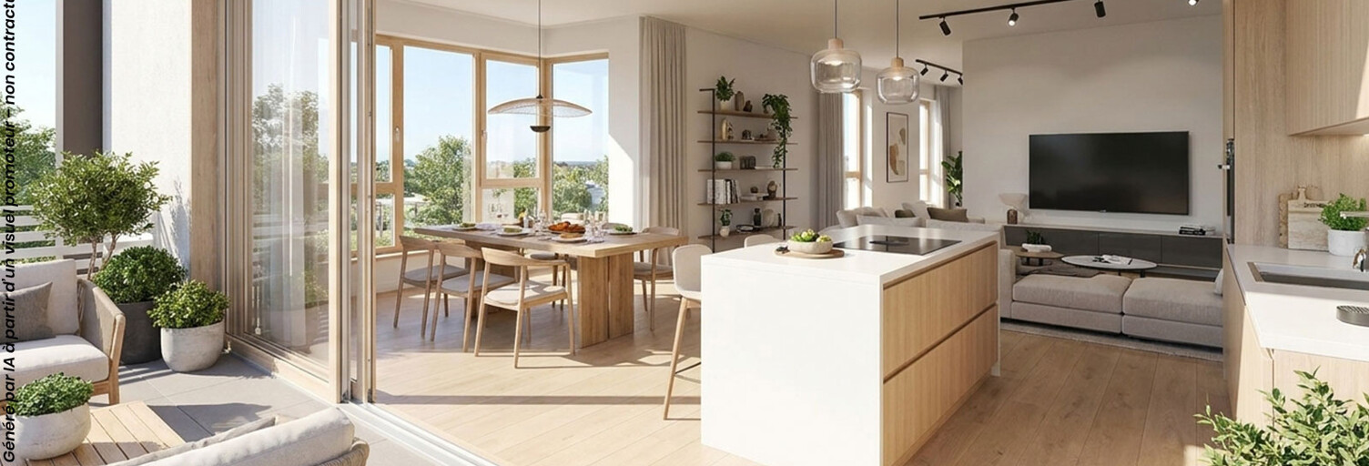 Appartement neuf T3, T4 Pièce 60 à 75 m² à vendre à Ostwald (67540)