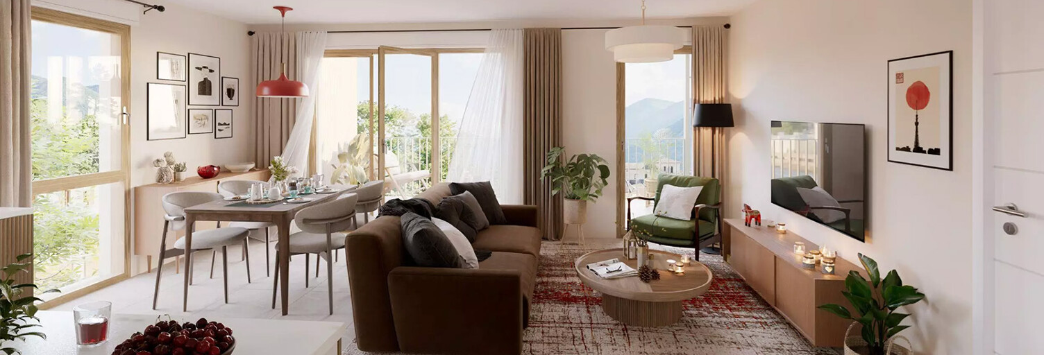 Appartement neuf T2, T3, T4 Pièce 42 à 81 m² à vendre à Vif (38450)