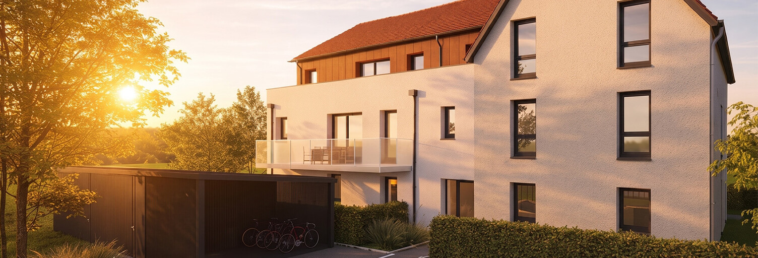 Appartement neuf T2, T3, T4 Pièce 40 à 75 m² à vendre à Oberschaeffolsheim (67203)