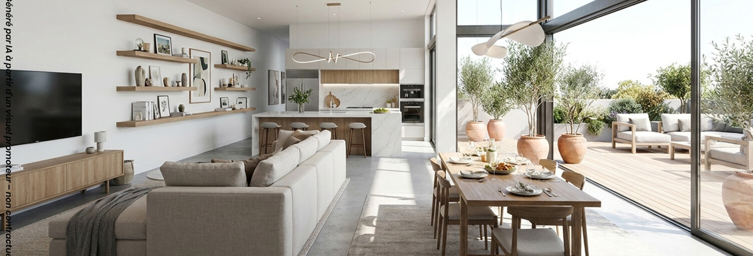 Appartement neuf T3, T4, T5 Pièce 69 à 107 m² à vendre à La Tronche (38700)